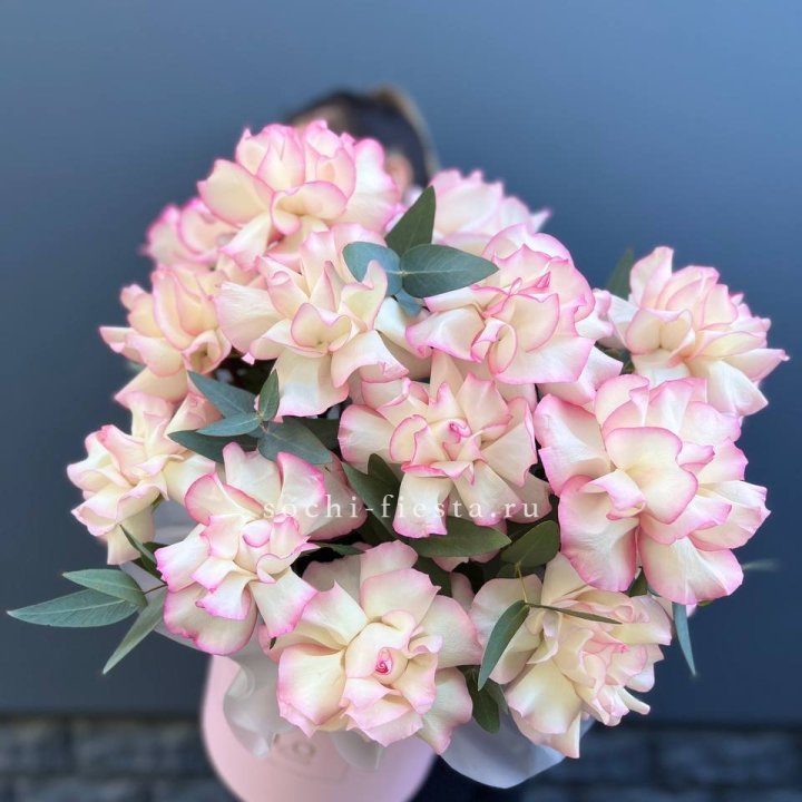 15 Французских роз Джумилия в боксе в Чебоксарах