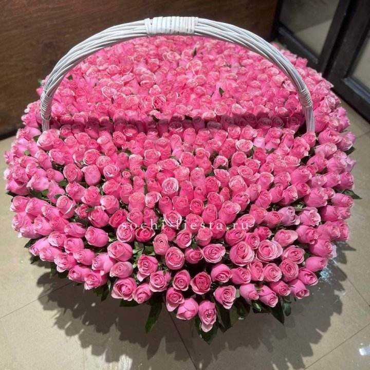 501 розовая роза в Чебоксарах