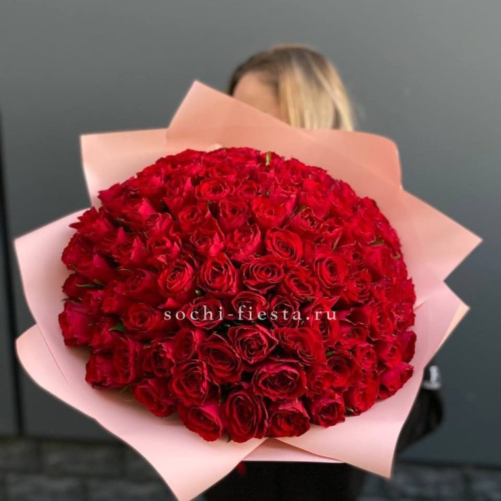 101 роза мадам ред в Чебоксарах
