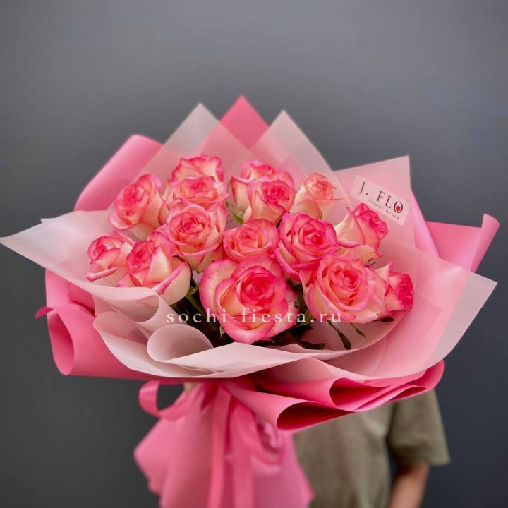 15 роз "Джумилия" в Чебоксарах