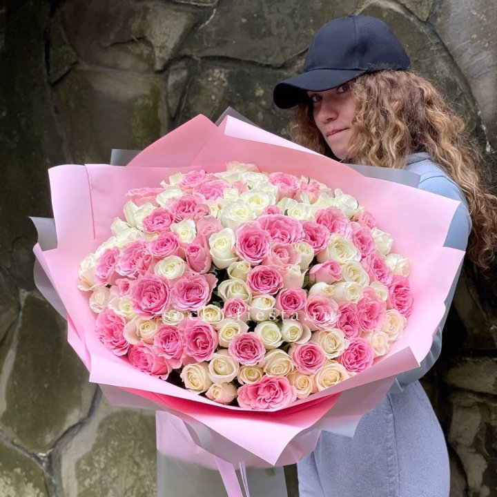 101 роза Миксбери в Чебоксарах