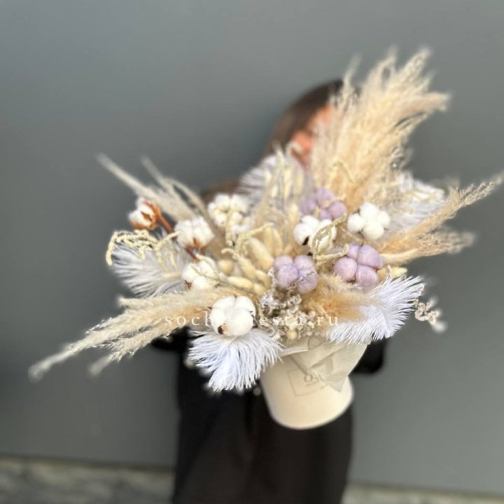 Авторский бокс с сухоцветами №3 в Чебоксарах