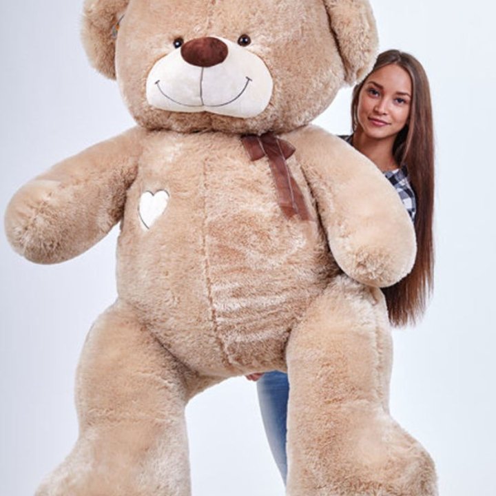 Бурый плюшевый мишка большой в Чебоксарах