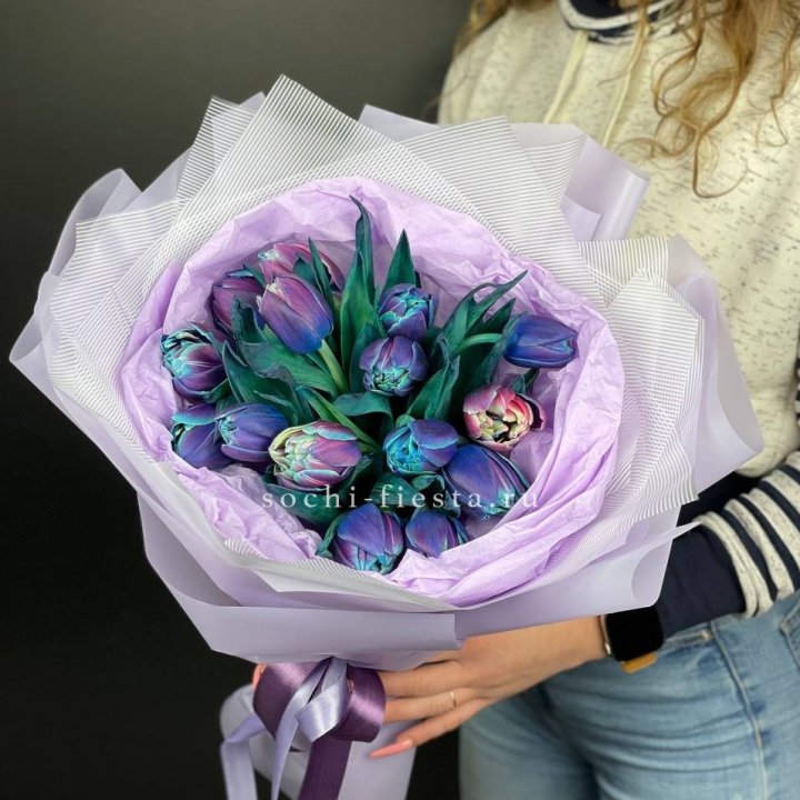 Букет тюльпанов "Пандора" в Чебоксарах