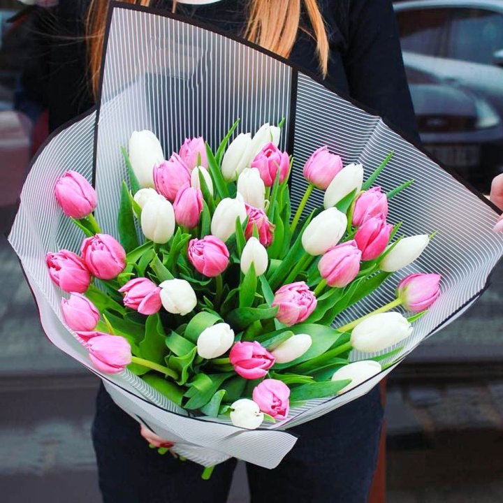 29 тюльпанов микс в Чебоксарах