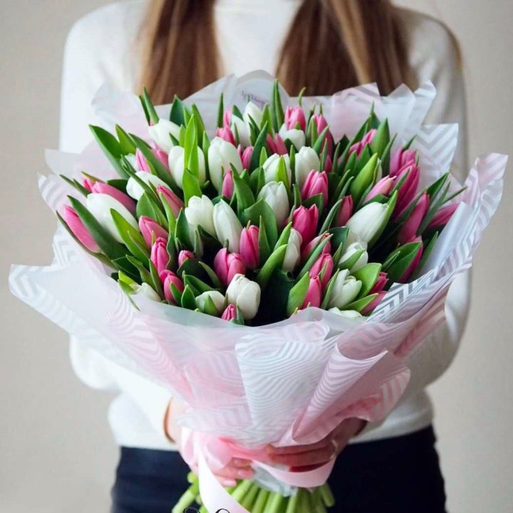Букет тюльпанов "Лолита" в Чебоксарах